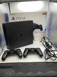 PS4 プレステ4 1TB [CUH-2100B] ジェットブラック PlayStation4 SONY ソニー コントローラー ２個付き