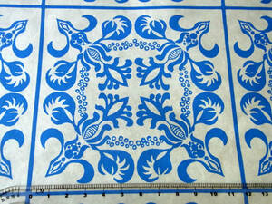  Vintage & retro Switzerland made wax paper wrapping paper ( tile. sama . pattern )