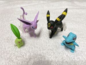 ポケモン フィギュア ポケモンスケールワールド ジョウト 地方 ワニノコ ブラッキー チコリータ エーフィ