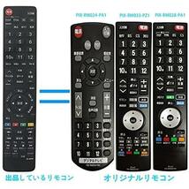 AULCMEET液晶テレビ用リモコン fit for PRODIA ピクセラPIX-RM024-PA1 PIX-RM028-PA1 PIX-RM033-PZ1 PIX-RM036-PZ1 PIX-RM031-_画像2