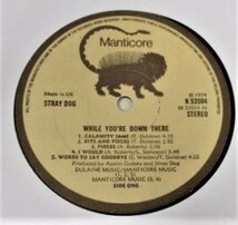 @ 英國盤 ☆彡 Stray Dog / While You're Down There　[ UK ORIG ’74 Manticore K 53504 ]_画像4