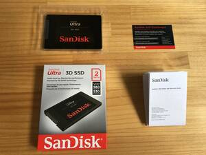 サンディスク SANDISK SSD Ultra 3D 2TB SATA3.0(SDSSDH3-2T00-G25)