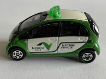 トミカ テコロジートミカ 三菱 E-NEXCO i MiEV 東日本 エレクトリック ビークル アイミーブ 光る テコロジー 希少？ レア？ 点灯確認済み_画像2