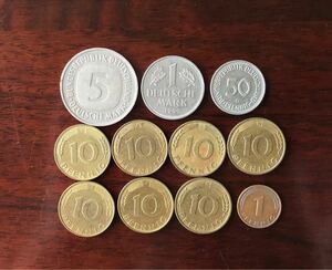 ドイツ硬貨 マルク ペニヒ 計11枚