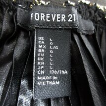 ◎♪FOREVER 21 (フォーエバー21) プリーツスカート ミディ丈♪サイズL♪ゴールド♪シャイニー♪ドレスアップ♪衣装♪ウエストゴム_画像9