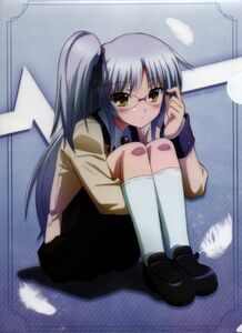 Angel Beats!　エンジェルビーツ　天使　立華奏　A4クリアファイル　1枚　未使用　アニメ　漫画　ゲーム　※30枚まで同梱OK