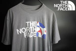 新品 THE NORTH FACE ノースフェイス【XLサイズ】ビッグロゴ S/S HALF DOME TRI-BLEND TEE Tシャツ 半袖 /グレー