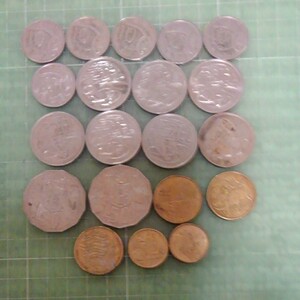 オーストラリア硬貨×20枚(10オーストラリアドル)