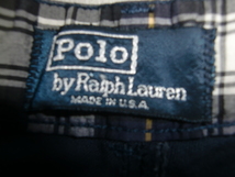 送料無料 90’s USA製 ラルフローレン ショート パンツ ネイビー W36 Ralph Lauren チノ ショーツ ハーフ POLO アメリカ製 90年代 ワーク_画像10