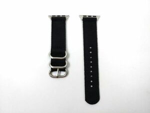 apple watch 38mm for nylon made military strap band belt nato manner black 