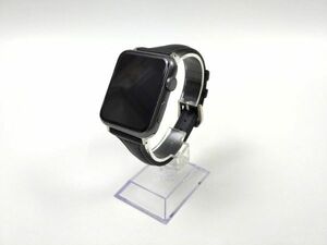 apple watch кожаный ремень натуральная кожа частота тонкий женский 42mm/44mm черный 