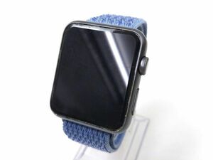 apple watch 4 40mm/ 3 38mm用 交換用ベルト ストラップ ナイロン スポーツバンド ブルー