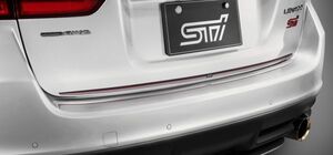 SUBARU【スバル純正】STI【テールゲートガーニッシュ(コンビ3色)】レヴォーグ【VM4/VMG用】ST91042VV050