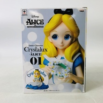 新品未開封 ディズニー Disney Characters Crystalux ALICE 01 不思議の国のアリス アリス_画像2