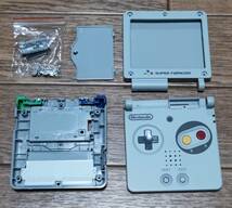 【GBA SP】任天堂 ゲームボーイ アドバンス SP交換用シェル [色：スーパーファミコンカラー] 2個セット_画像1