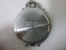 【33693】 Zippo ジッポ 懐中時計 クオーツ クロノグラフ ブラック文字盤_画像6