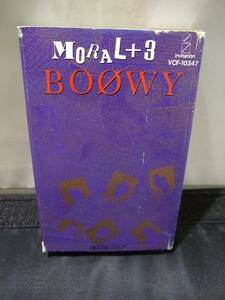 T1988　カセットテープ　BOOWY MORAL+3
