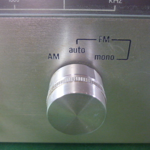 送料無料／FM受信まで／ジャンクで ■ TRIO FM/AM ステレオチューナー KT-7500（管4062308）の画像2