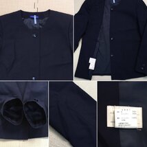 (S)A89(中古)福島県 郡山市立第五中学校(旧制服) 8点セット /11/13/W66/LIVIN/ブレザー/セーラー/スカート/スカーフ/リボン/制服/学生服_画像6