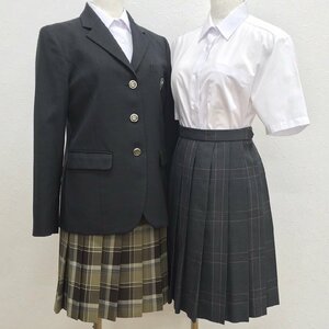 AS549 (中古) 東京都 京華女子高校 5点セット /私立/ブレザ/スカート/ブラウス/KANKO/冬服/制服/学生服/女子学生/女子校/お嬢様/卒業生品