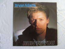 【 12inch 】BRYAN ADAMS ブライアン・アダムス 　　　　/　　　　　RUN TO YOU　　　- SPECIALLY REMIXED VERSION - _画像1