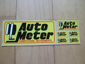 即決 VINTAGE AUTO PARTS STICKER AUTO METER ビンテージ オート パーツ ステッカー オート メーター