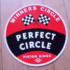 即決 VINTAGE AUTO PARTS STICKER WINNERS CIRCLE PISTON RINGS ビンテージ オート パーツ ステッカー ウィナーズ サークルの画像1