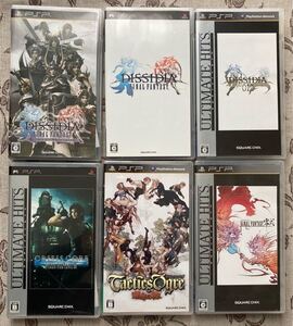 ファイナルファンタジー5本+タクティクスオウガ pspソフト