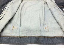 [12B-46-038-1] LEVI'S トラッカージャケット 70583 [40] リーバイス ジージャン デニムジャケット インディゴ_画像7