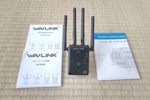 WAVLINK AC1200 WIFI 無線LAN 中継機 5Ghz 2.4Ghz ブラック WL-WN575A3