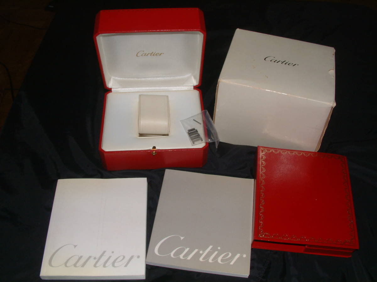 Cartier カルティエ ケース 時計 ジュエリーケース付ボックス 箱 外箱 冊子付 [313] - br100.com.br
