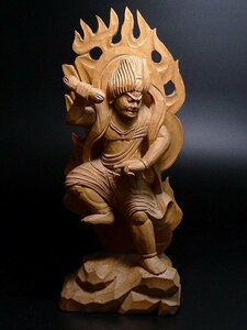 ▲80G766▲木造烏枢沙摩明王・立像・仏教美術仏像