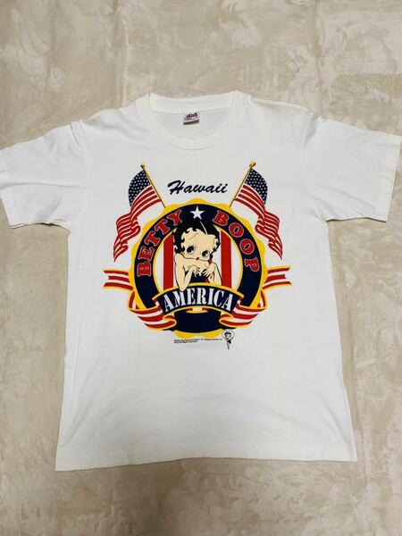 ビンテージ 90”s Betty Boop プリントTシャツ Made in USA サイズM