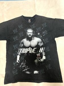 Triple H 半袖Tシャツ 2007 World Wrestling サイズ　XL 中古品