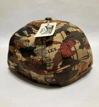 New Era ニューエラ x Crooks&Castles Brown Map Camo 59FIFTY Capキャップ Size 7_画像4