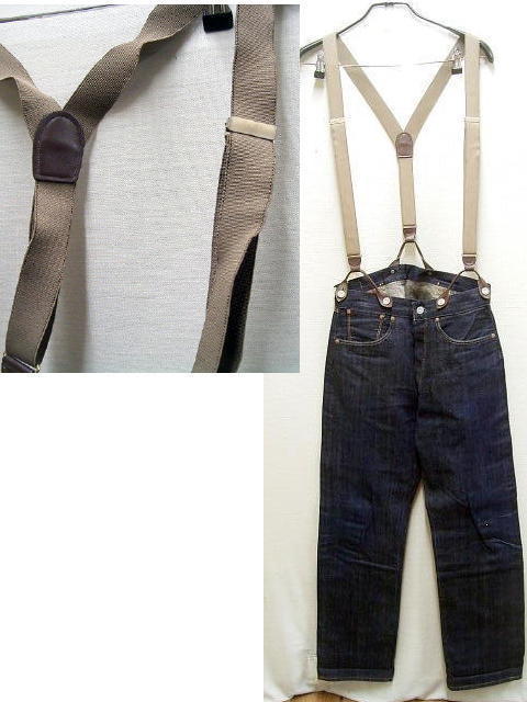 ヤフオク! -「levi's vintage clothing サスペンダー」の落札相場