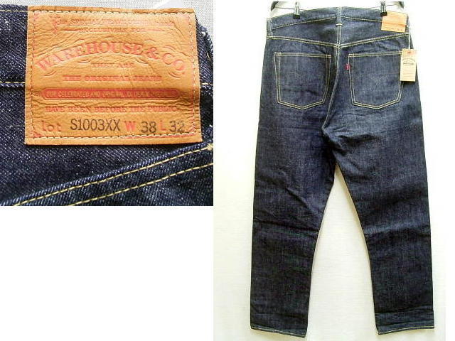 ヤフオク! -ウエアハウス 1003の中古品・新品・未使用品一覧 最高級・日本製 W34 ウェアハウス 1003XX warehouse デニム/ジーンズ