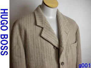  beautiful goods *hyu-go* Boss jacket beige color * g001