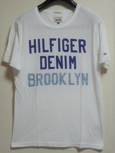 【古着】トミーフィルフィガー HILFIGER DENIMロゴTシャツ/TOMMY