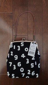 sou-sou 12号帆布 軟がま口 (大) 濡羽色(ぬればいろ)×つくも