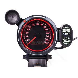 LED liquid crystal 80 millimeter meter MPH gauge speed meter custom high quality recommendation car attaching mile automatic gauge 