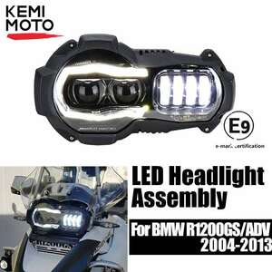  motorcycle LED head light projector BMW R1200GS 2004-2012 R 1200GS ADV adventure 2005-2013 custom high quality 