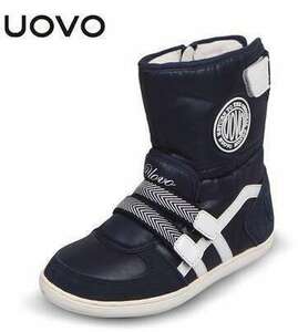 Hot Uovo Brand Winter Boots Girls 'Son of the Son Fashion Short Boots _22,5см