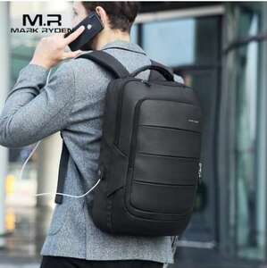  abroad popular brand MARK RYDEN complete waterproof business rucksack simple . stylish high quality waterproof commuting travel back usb port attaching 