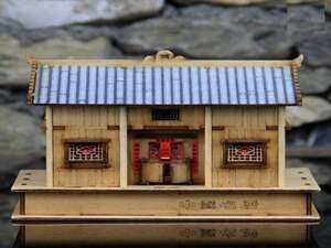 1/50 scale China building eat and drink shop meal .. house street average . wooden model model kit plastic model kit assembly type 