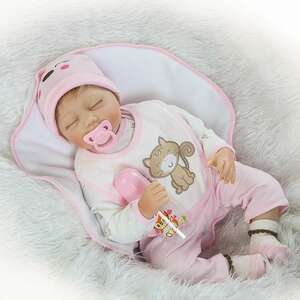  Reborn doll real baby doll to gong - doll baby doll 55cm high class lovely costume * pacifier * feeding bottle attaching k?