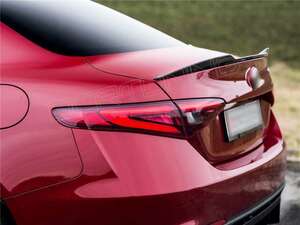  new goods 2015 on and after Alpha Romeo giulia rear trunk spoiler carbon black 