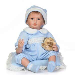 リボーンドール リアル 赤ちゃん人形 トドラードール ベビードール 55cm 高級 かわいい 衣装付 お洋服 ba54