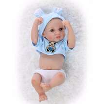 フルシリコン 入浴可 リボーンドール リアル 赤ちゃん人形 双子セット トドラードール ベビードール 28cm 高級 洋服付 K_画像2