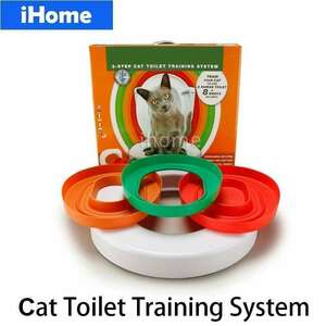 高性能 猫 トイレ Training kit プロ Train Love Clean 猫 Use Human トイレ E